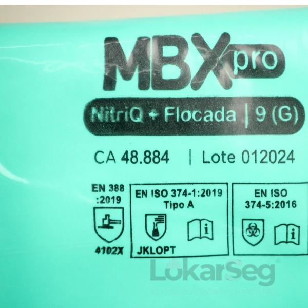 LUVA NITR&Iacute;LICA VD C/ FORRO - MEDIX