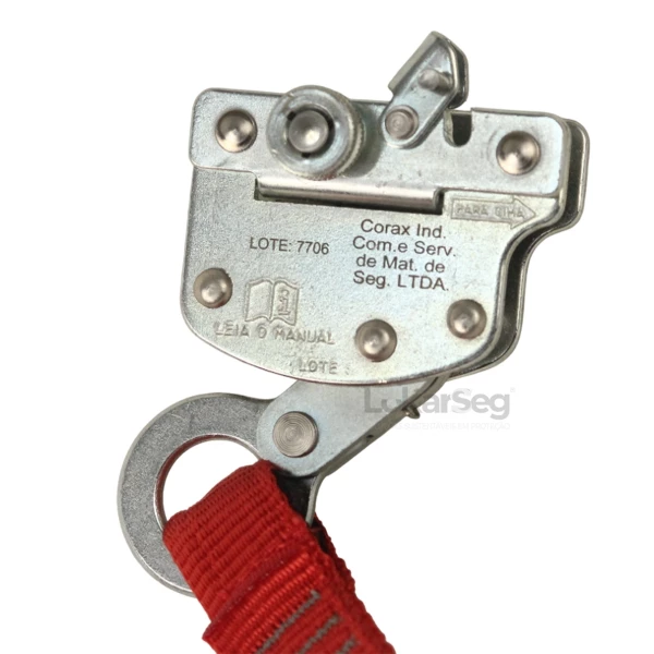 TRAVA QUEDAS P/ CORDA 12MM ROSSO NEO BRAKE CORAX