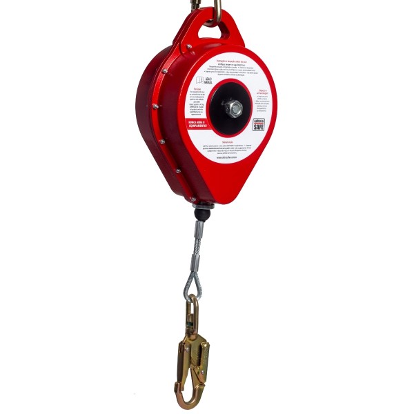 TRAVA QUEDAS CABO DE AÇO RETRÁTIL 6M ULTRA SAFE