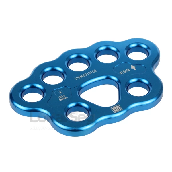 PLACA DE ANCORAGEM 7 FUROS 40KN ULTRASAFE