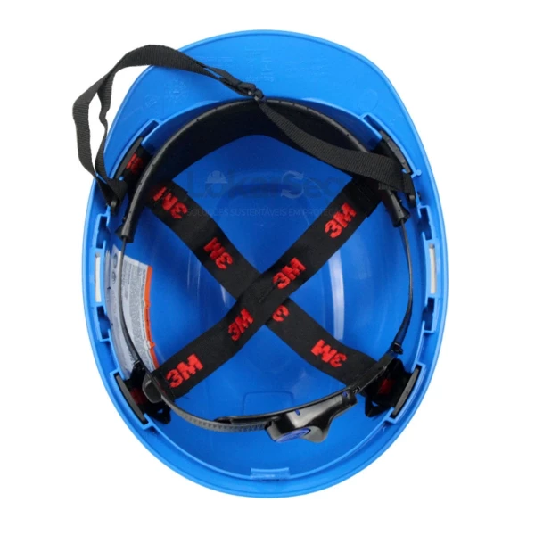 CAPACETE TIPO II CLASSE B COM SUSPENSÃO AJUSTE FÁCIL E JUGULAR H700 3M - CA 29638