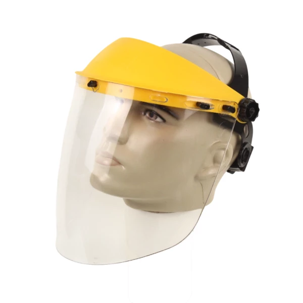 PROTETOR FACIAL ACRÍLICO IN C/ SUPORTE E CATRACA CAMPER