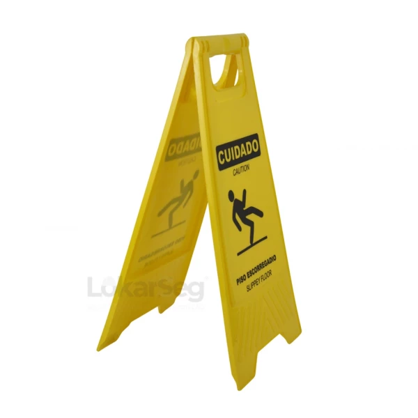 CAVALETE DE SINALIZAÇÃO AM 30X61CM PISO ESCORREGADIO.
