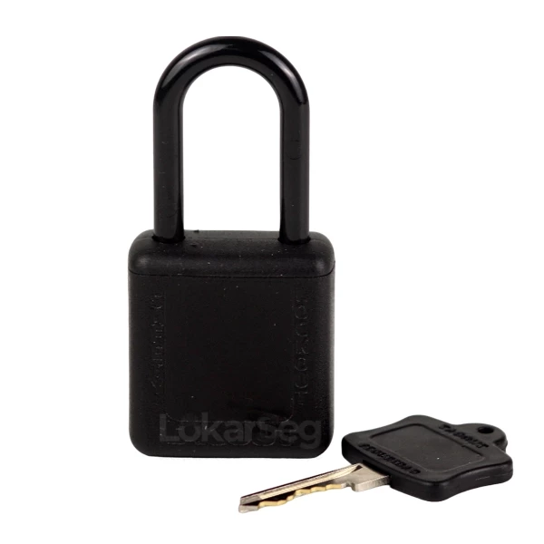 CADEADO PLÁSTICO HASTE PLÁSTICA 38MM PT