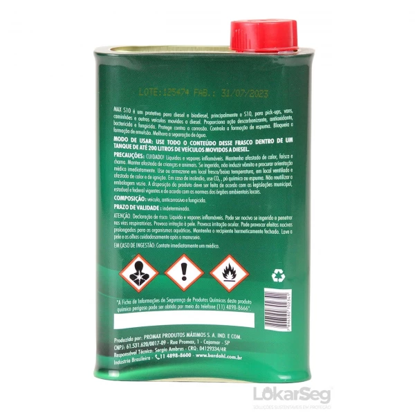 ADITIVO MAX S10 500ML BARDAHL