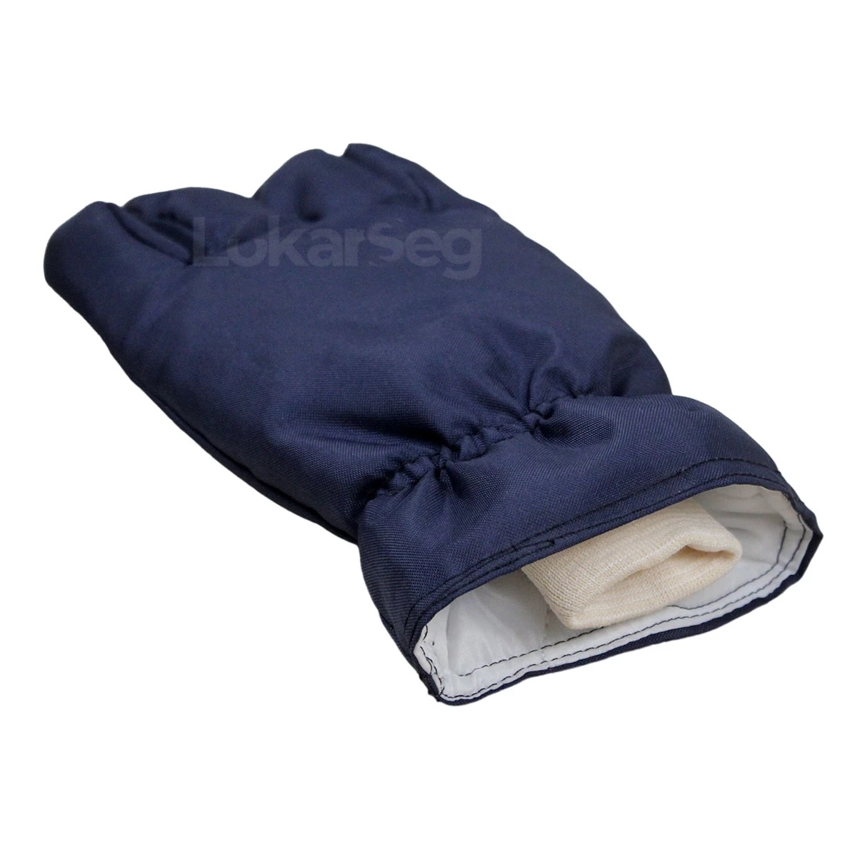 LUVA T&Eacute;RMICA NYLON AZUL  QUALIFLEX