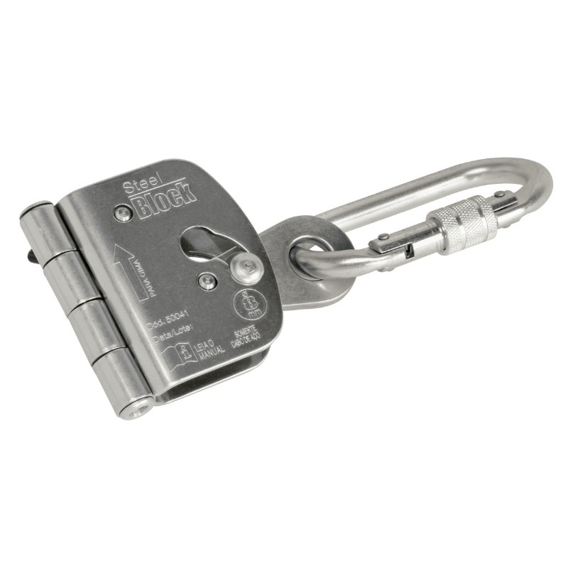 TRAVA QUEDAS PARA CABO DE A&Ccedil;O 8MM STEEL BLOCK ULTRA SAFE