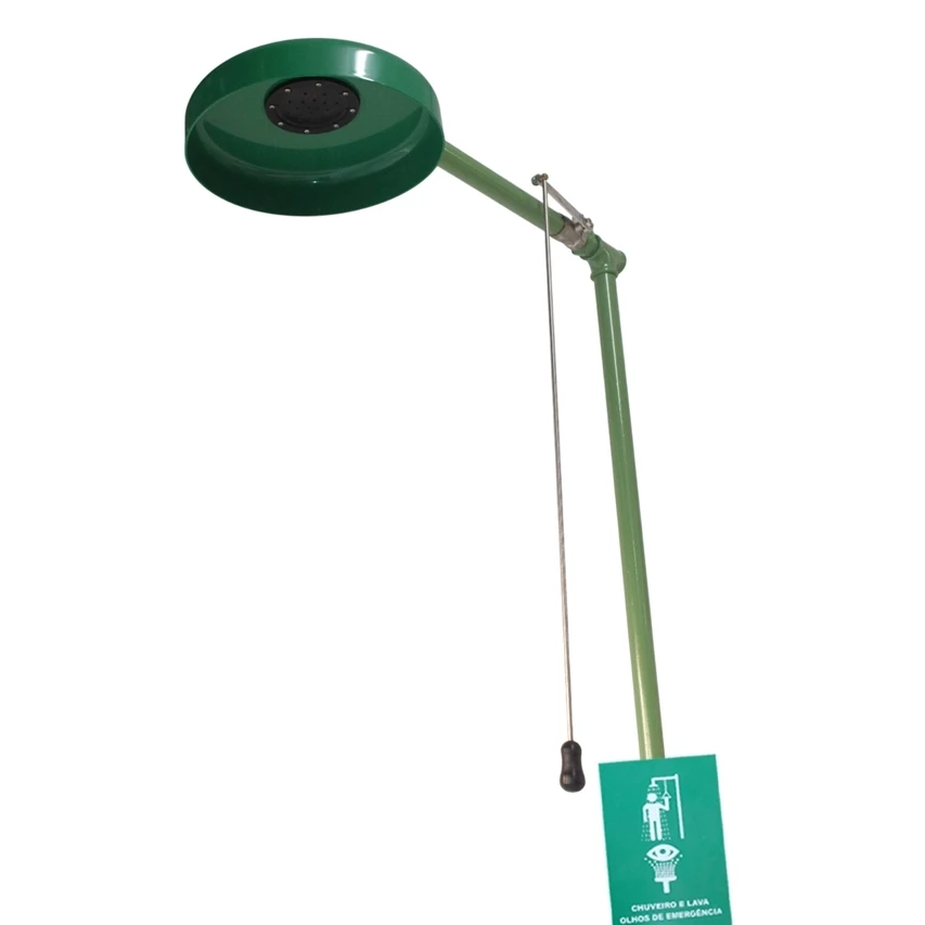 CHUVEIRO PL&Aacute;STICO ABS TUBO GALVANIZADO ACIONAMENTO MANUAL IBR