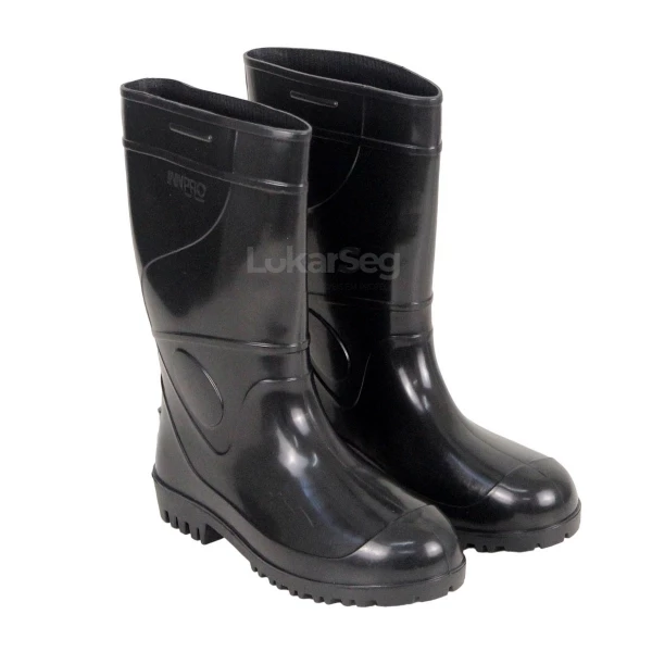 BOTA PVC CANO LONGO PRETA SEM FORRO INNPRO  - CA 36026
