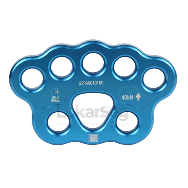 PLACA DE ANCORAGEM 7 FUROS 40KN ULTRASAFE