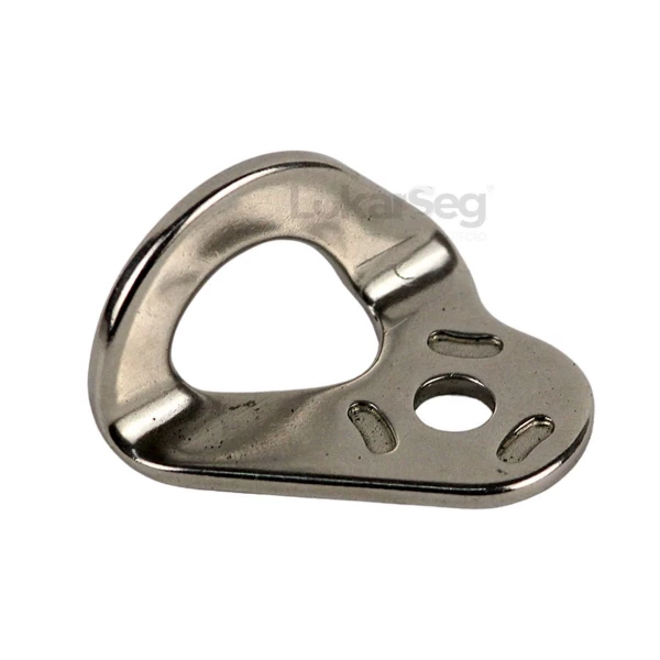 CHAPELETA SIMPLES P/ ANCORAGEM AÇO INOX FURO 10MM 25KN BIGCOMPRA
