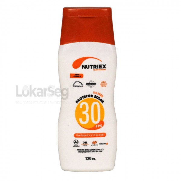 PROTETOR SOLAR PROFISSIONAL FPS 30  NUTRIEX