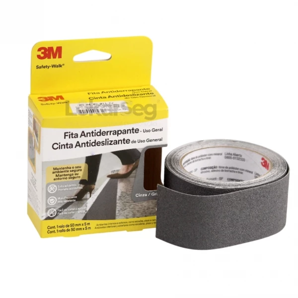 FITA ADESIVA ANTIDERRAPANTE CZ 50MMX5M SAFETY WALK 3M