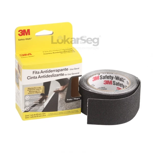 FITA ADESIVA ANTIDERRAPANTE PT 50MMX5M SAFETY WALK 3M