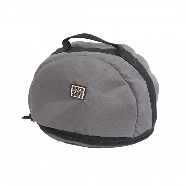 BOLSA CINZA PARA CAPACETE ULTRA SAFE