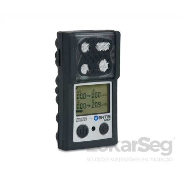 DETECTOR DE GÁS SEM BOMBA VENTIS MX4 INDUSTRIAL SCIENTIFIC