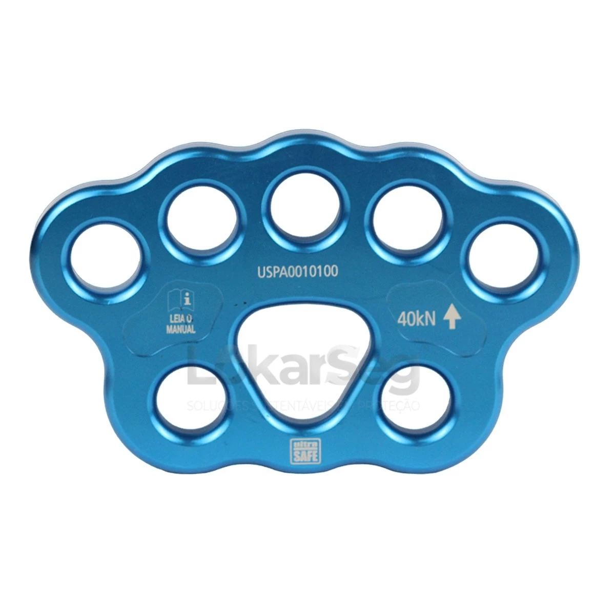 PLACA DE ANCORAGEM 7 FUROS 40KN ULTRASAFE