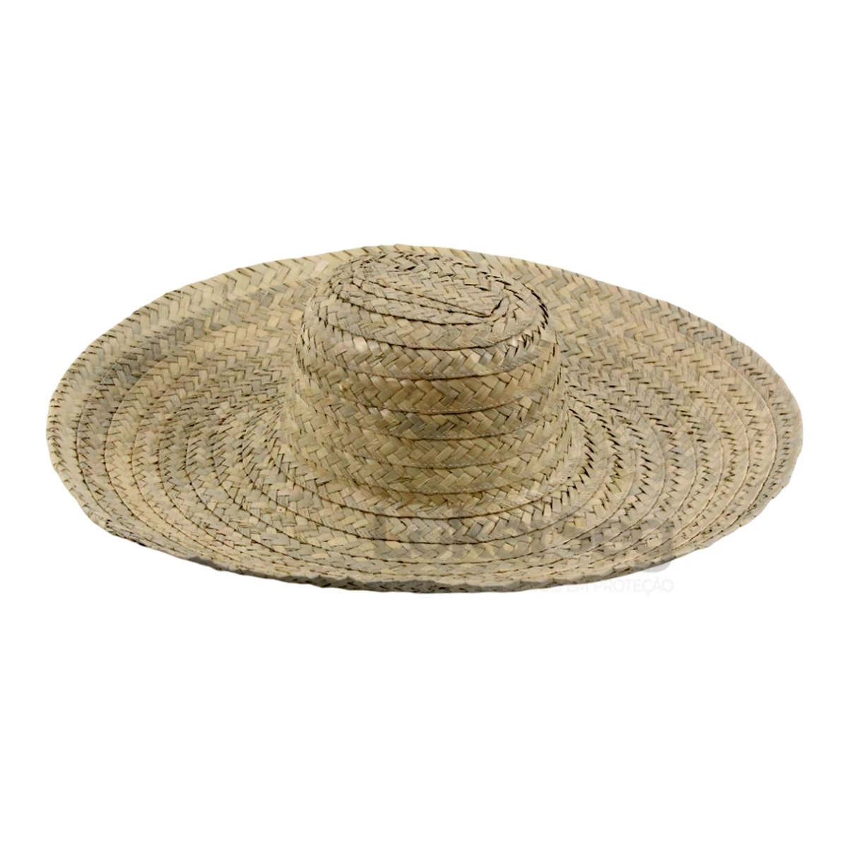 CHAPÉU DE PALHA COM ABA DE 14CM