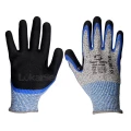 Luva Anticorte HPPE com Banho Nitrílico Super Safety | Alta Resistência para Trabalho - CA 32039