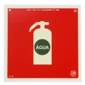 PLACA ABNT 20X20CM EXTINTOR ÁGUA