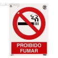 PLACA ABNT 15X20CM - PROIBIDO FUMAR